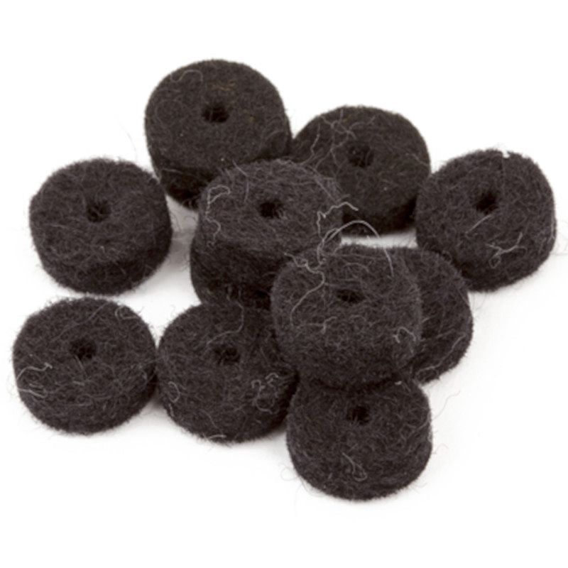 Foto van Fender black strap button felt washers (12 stuks)