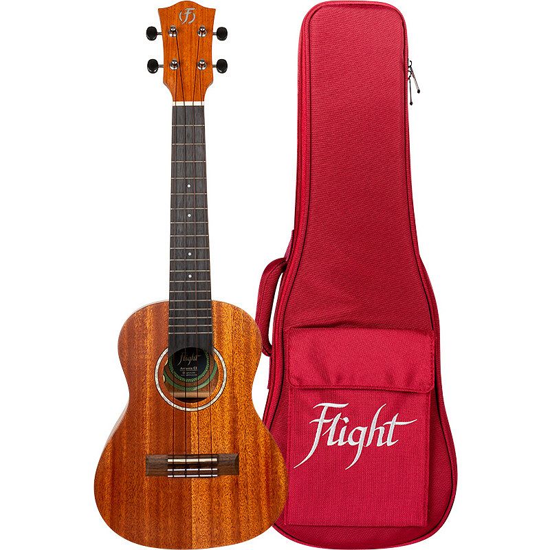 Foto van Flight princess series antonia ce elektrisch-akoestische concert ukelele met gigbag