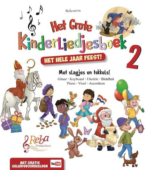 Foto van Het grote kinderliedjesboek - jeroen groot beumer, walter verbeecke - hardcover (9789069114453)