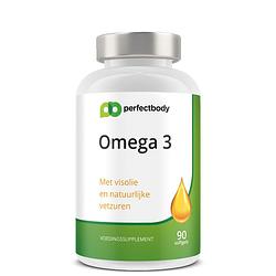Foto van Perfectbody omega 3 capsules (1000 mg) - 90 softgels