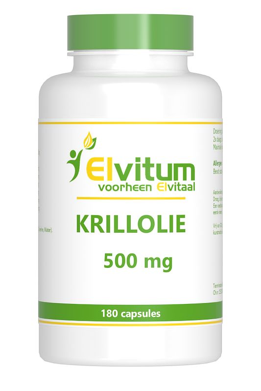 Foto van Elvitum krill olie capsules