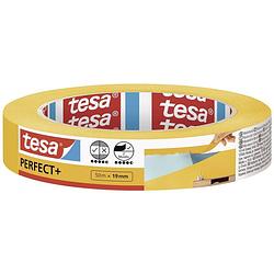 Foto van Tesa perfect+ 56536-00000-00 afplakband geel (l x b) 50 m x 19 mm 1 stuk(s)