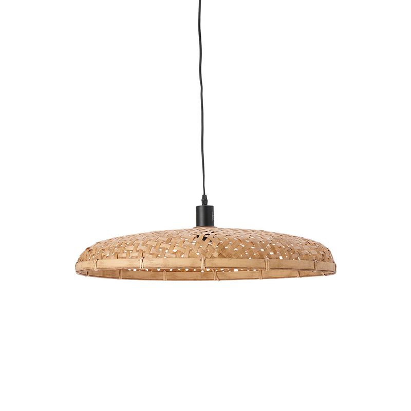 Foto van Light & living - hanglamp paloma - 60x60x9 - bruin