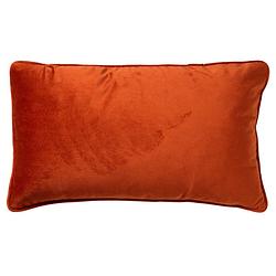 Foto van Dutch decor finn - kussenhoes velvet potters clay 30x50 cm - oranje - oranje