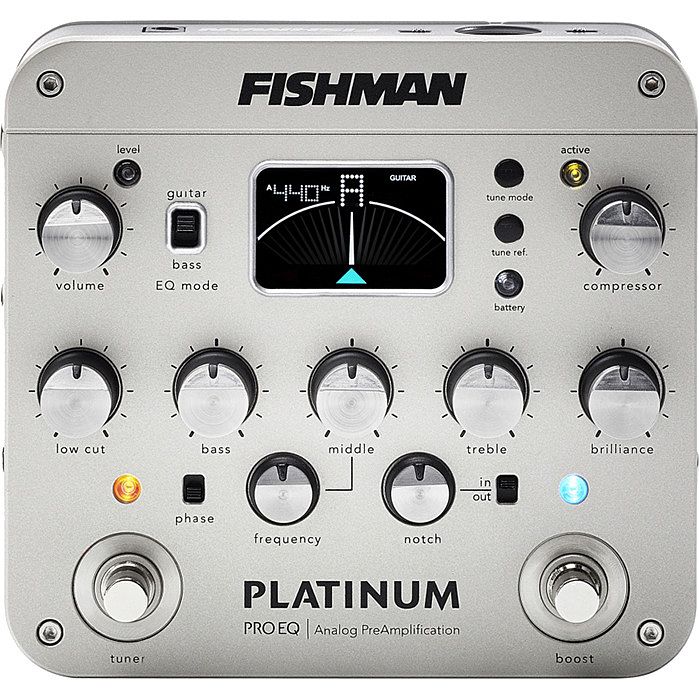 Foto van Fishman platinum pro eq analoge voorversterker