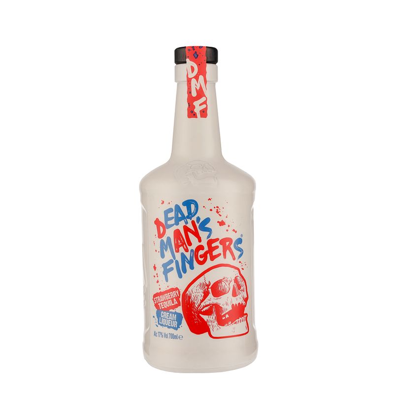 Foto van Dead man'ss fingers strawberry tequila cream 70cl whisky