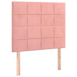 Foto van The living store hoofdbord - bedaccessoires - 90x5cm - roze