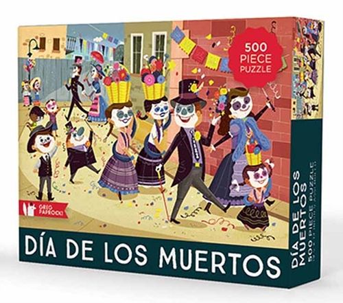 Foto van Paprocki 500-piece puzzle: dia de los muertos puzzle - puzzel;puzzel (9781423658917)