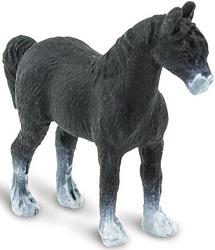 Foto van Safari speelfiguur paard junior 2,5 cm zwart/wit 192 stuks