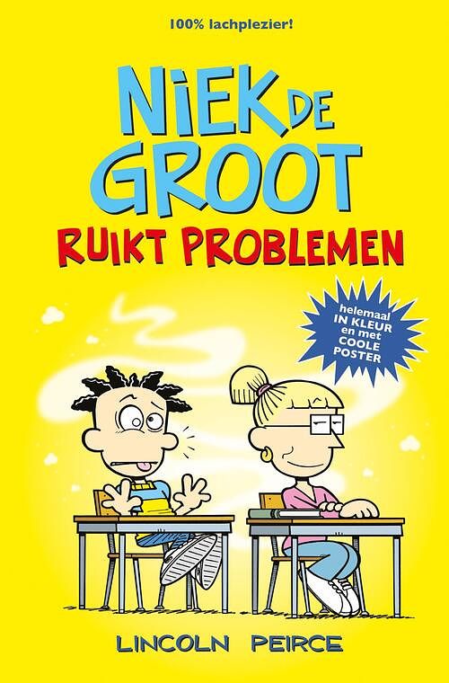 Foto van Niek de groot ruikt problemen - lincoln peirce - hardcover (9789026167867)