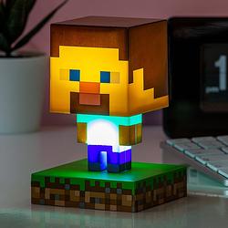 Foto van Minecraft icon lamp - steve