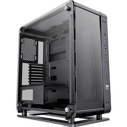 Foto van Thermaltake core p6 tg black midi-tower pc-behuizing zwart zijvenster