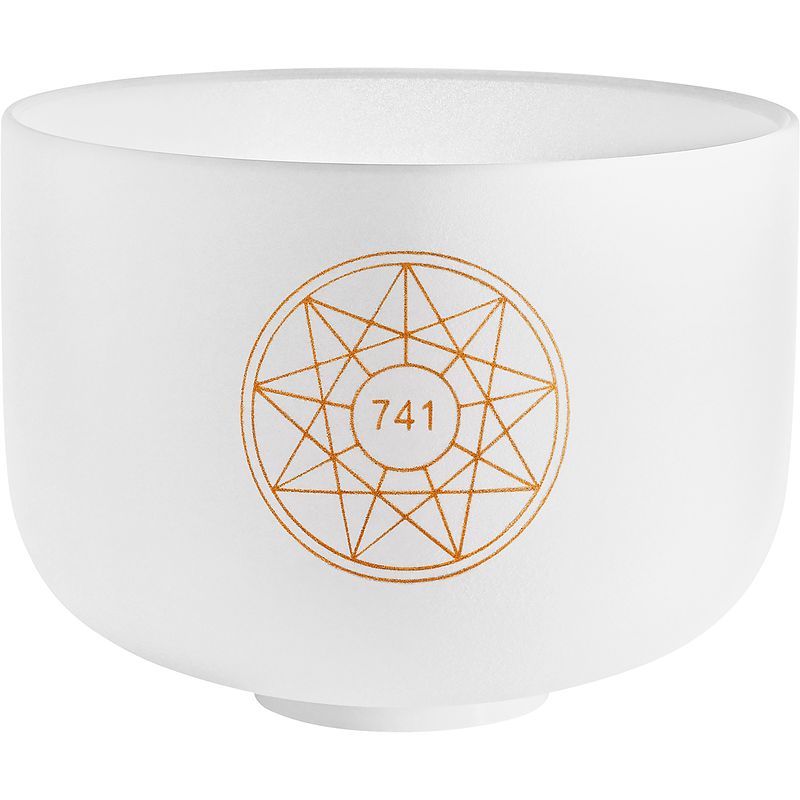 Foto van Meinl solcsb10-741 sonic energy solfeggio crystal singing bowl klankschaal 10 inch 741 hz