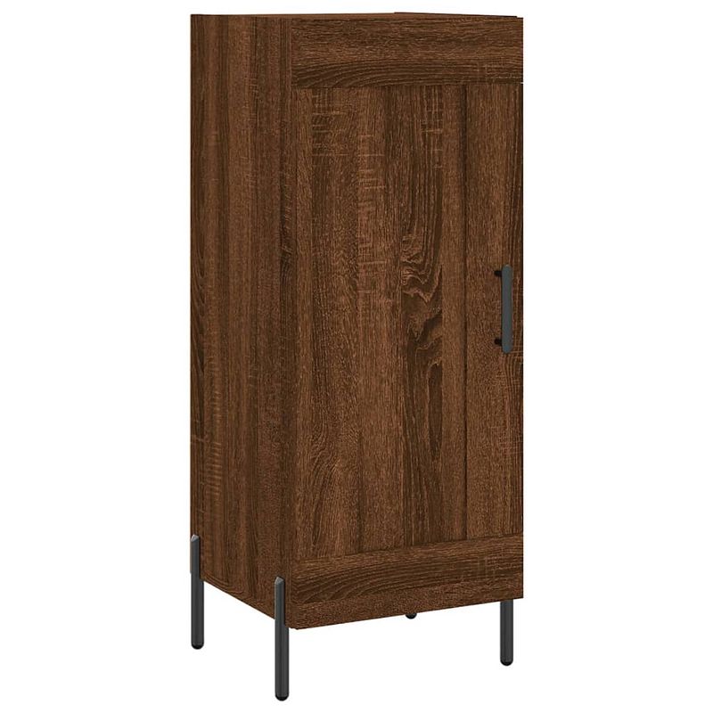 Foto van Infiori dressoir 34,5x34x90 cm bewerkt hout bruineikenkleurig