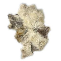 Foto van Ptmd furry mix white shaped sheepskin plaid