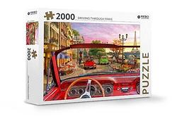 Foto van Rebo legpuzzel 2000 stukjes - driving through paris - overig (8720387822171)