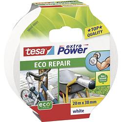 Foto van Tesa eco repair 56432-00001-00 textieltape tesa extra power wit (l x b) 20 m x 38 mm 1 stuk(s)