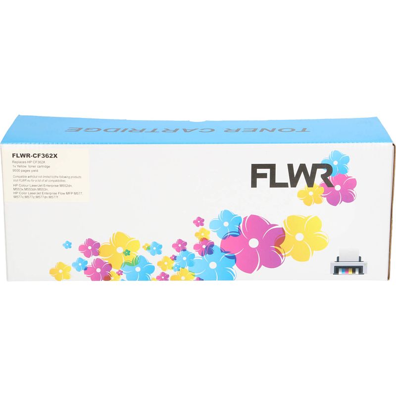 Foto van Flwr hp 508x geel toner