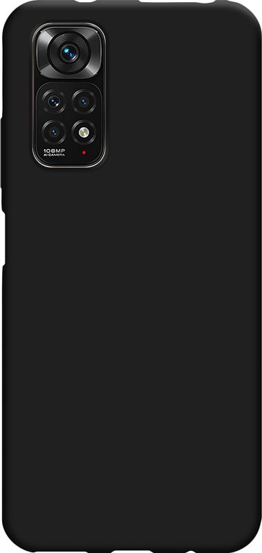 Foto van Just in case soft xiaomi redmi note 11 back cover zwart