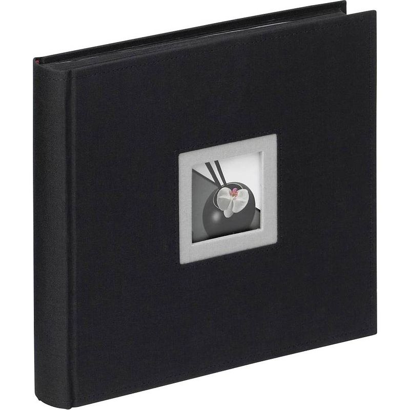 Foto van Walther+ design fa-209-b fotoalbum (b x h) 27 cm x 26 cm zwart 50 bladzijden