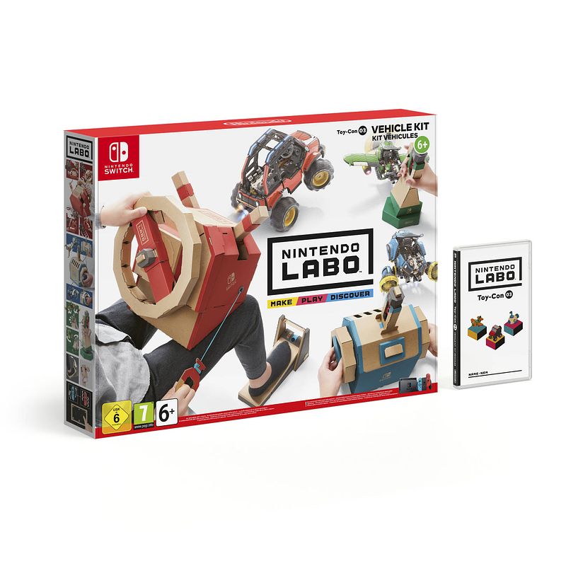 Foto van Nintendo labo voertuigenpakket