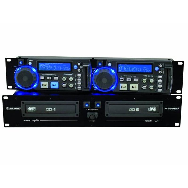 Foto van Omnitronic xcp-2800 dj dubbele cd-speler