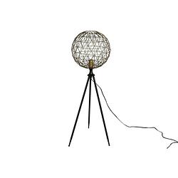 Foto van Hanglamp staande lamp miguel brons 130 cm