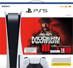 Foto van Playstation 5 disc edition + call of duty: modern warfare iii