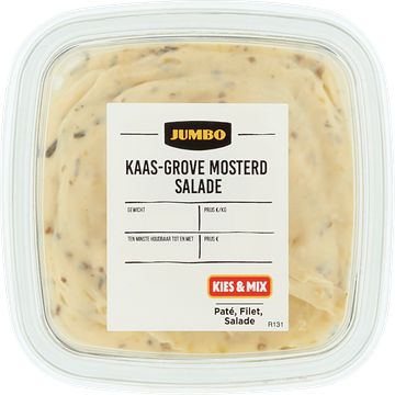 Foto van 2 voor € 4,50 | jumbo kaasgrove mosterd salade 150g aanbieding bij jumbo