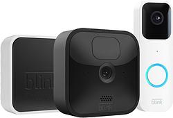 Foto van Blink outdoor ip camera + video doorbell wit