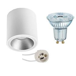 Foto van Opbouwspot set - osram parathom par16 930 36d - pragmi cliron pro - gu10 fitting - dimbaar - opbouw rond - mat