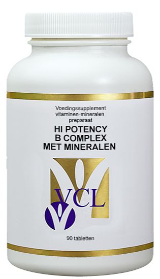 Foto van Vitall cell life hi potency b complex met mineralen tabletten