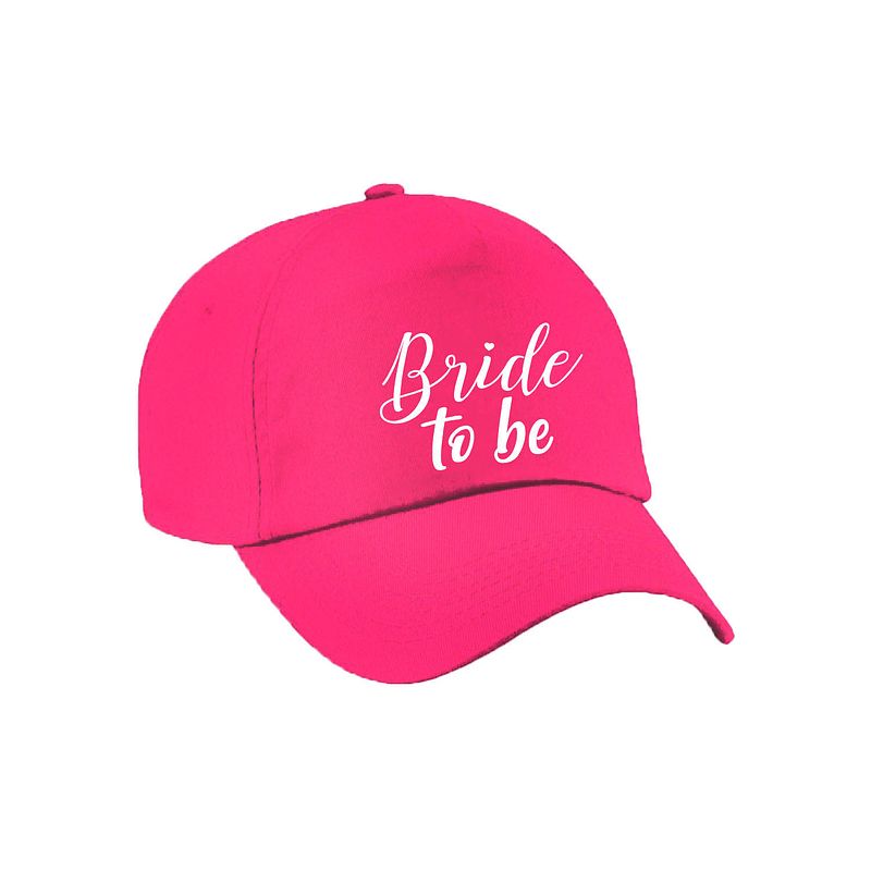 Foto van 1x bride to be sierlijk vrijgezellen petje roze dames - verkleedhoofddeksels
