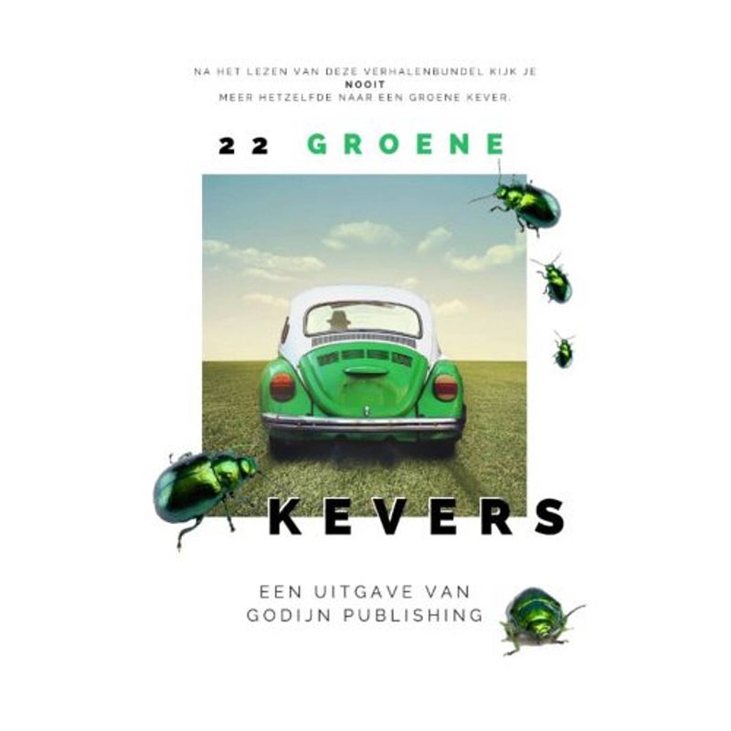 Foto van 22 groene kevers