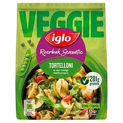 Foto van Iglo roerbak sensatie veggie tortelloni 475g bij jumbo