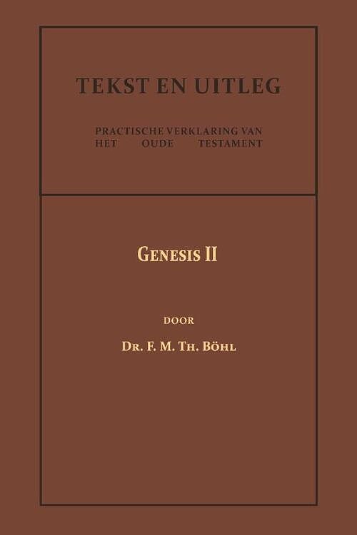 Foto van Genesis ii - dr. f.m.th. böhl - paperback (9789057196751)