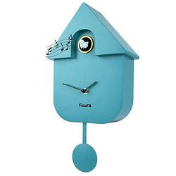 Foto van Fisura cuckoo house koekoeksklok - aanpasbaar volume - blauw