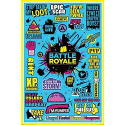 Foto van Pyramid battle royale infographic poster 61x91,5cm