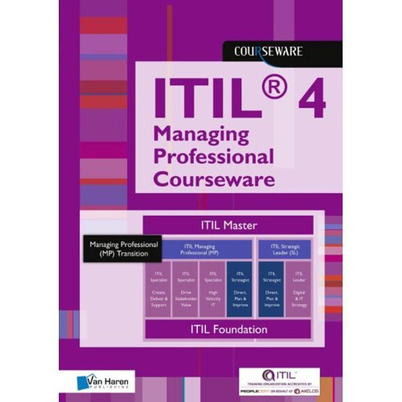 Foto van Itil® 4 managing professional courseware -