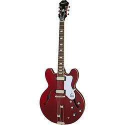 Foto van Epiphone riviera sparkling burgundy semi-akoestische gitaar