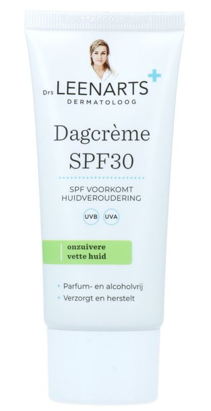 Foto van Drs leenarts dagcrème spf30 vette huid