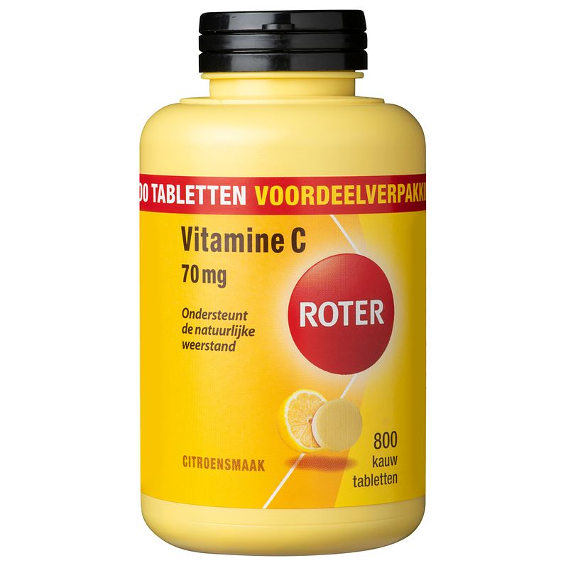 Foto van Roter vitamine c kauwtabletten, 800 stuks bij jumbo