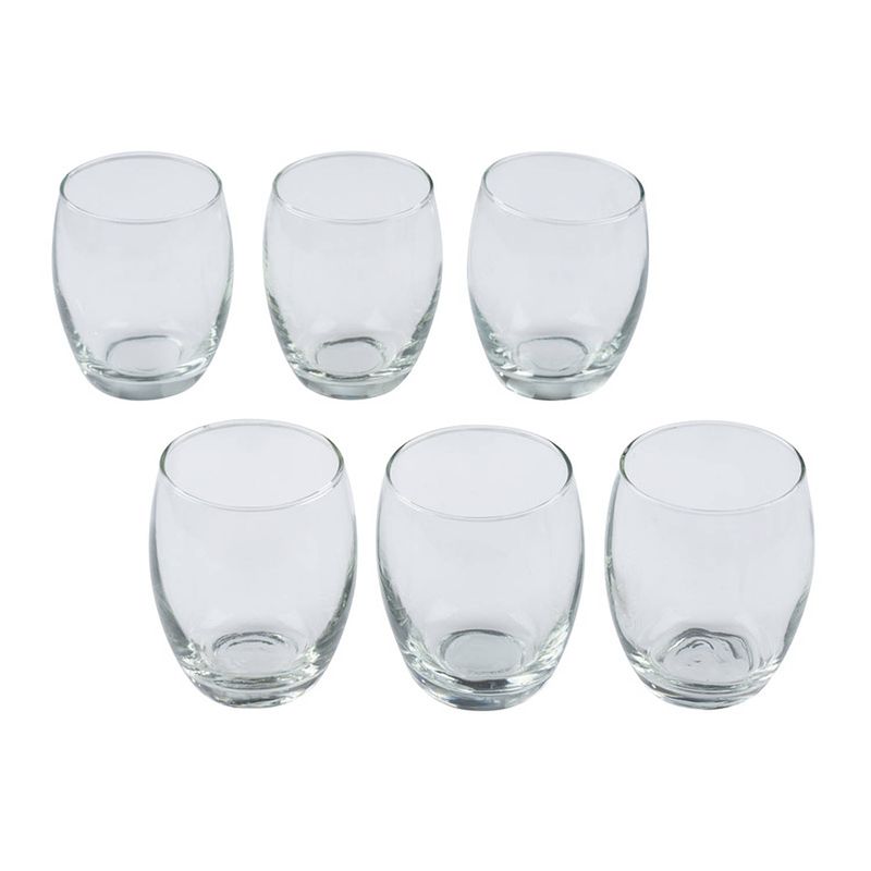 Foto van 12x drinkglazen/waterglazen transparant 350 ml - drinkglazen