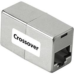 Foto van Hama rj45 (cross) netwerk adapter cat 5e [1x rj45-bus - 1x rj45-bus] zilver