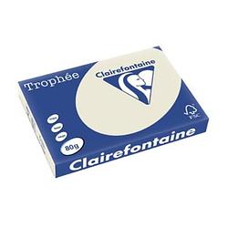 Foto van Clairefontaine trophée pastel a3 parelgrijs, 80 g, 500 vel