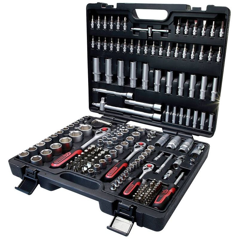 Foto van Ks tools multigereedschap set (179 stuks 1/4 inch +3/8 inch +1/2 inch)