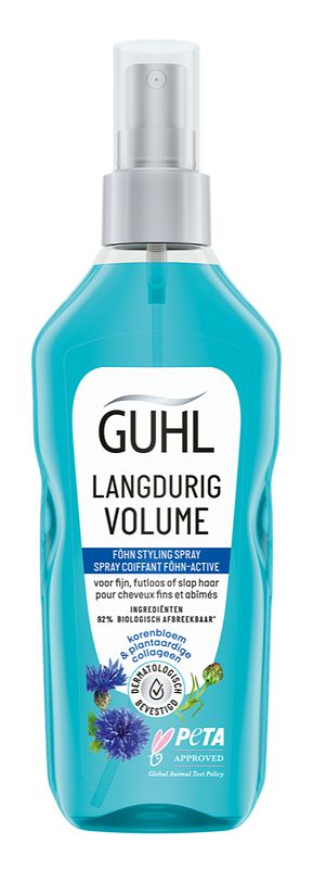 Foto van Guhl langdurig volume föhn active styling spray