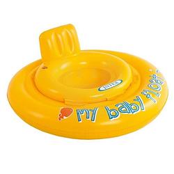 Foto van Intex zwemband baby float geel - 70cm - tot 11 kilogram
