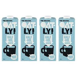 Foto van Oatly the original halfvol haver 4 x 1l bij jumbo