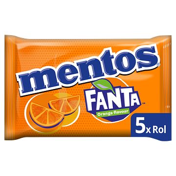 Foto van Mentos fanta rollen snoep pak 5 rollen bij jumbo